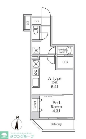 ラヴィエール錦糸公園の物件間取画像